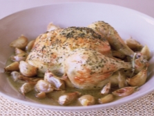 Чеснок с мясом