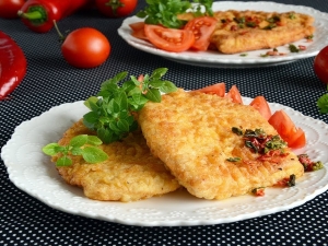 Готовим шницель из индейки