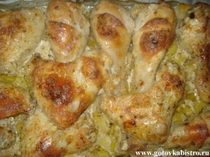 Как приготовить куриные ножки в сметане?