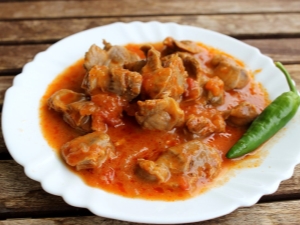 Калорийность и рецепты приготовления тушеных куриных желудков