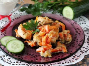 Приготовление тушеной куриной грудки
