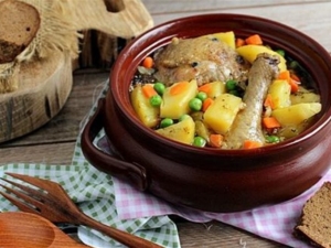 Приготовление жаркого из курицы