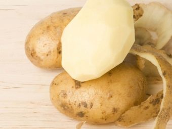 Маска от отека лица картофель
