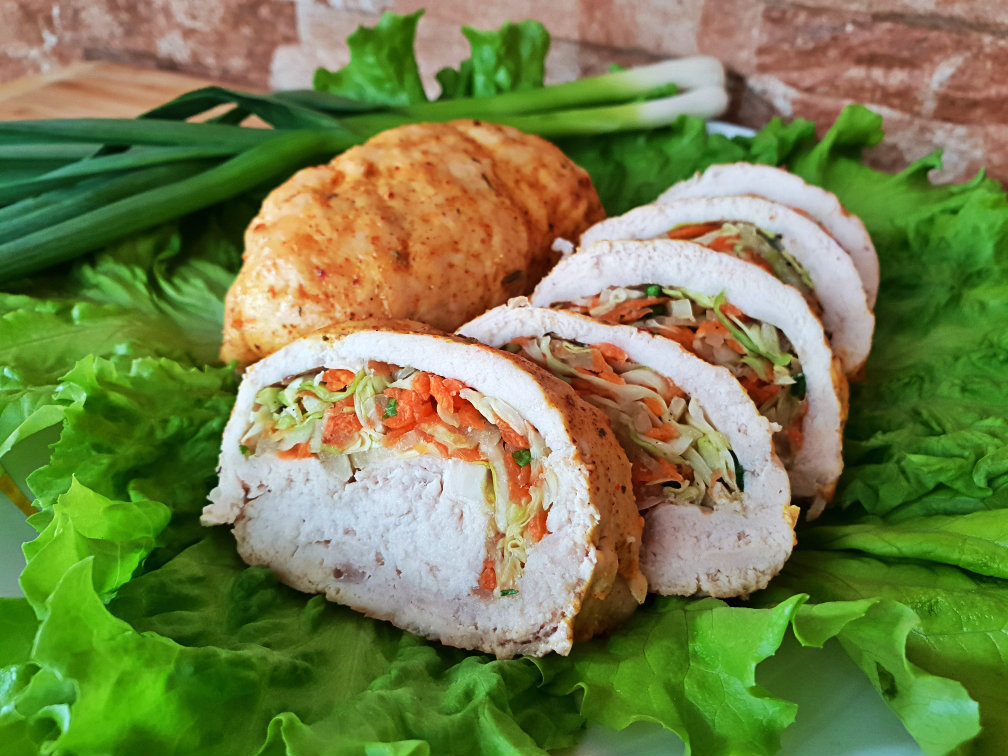 приготовить рулет из курицы с фото этом
