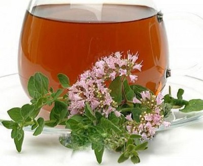 Черный чай с майораном