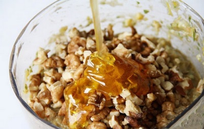 Грецкие орехи с медом и лимоном