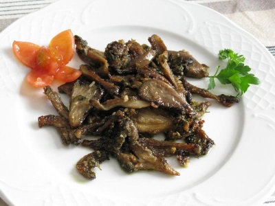 Вешенки жареные