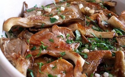 Закуска из жареных вешенок