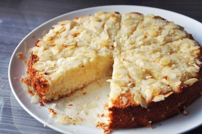 Яблочный пирог с кокосовой стружкой