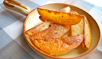 Картофель с куркумой