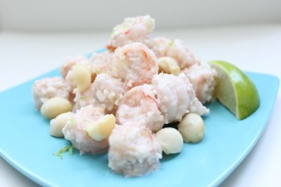 Рафаэлло из крабов с орешками макадамия
