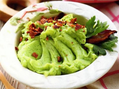 Картофельное пюре с петрушкой
