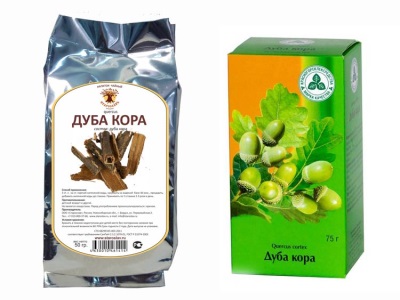 Кора дуба в аптеке