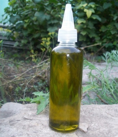 Масло крапивы домашнего изготовления