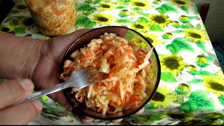 Маринованная капуста быстрого приготовления с изюмом