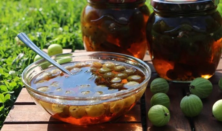 Невареное варенье из крыжовника. osobennosti prigotovleniya varenya iz kryzhovnika bez varki 1. Невареное варенье из крыжовника фото. Невареное варенье из крыжовника-osobennosti prigotovleniya varenya iz kryzhovnika bez varki 1. картинка Невареное варенье из крыжовника. картинка osobennosti prigotovleniya varenya iz kryzhovnika bez varki 1. О сыром варенье из крыжовника говорят как об одном из самых витаминных лакомств. Ароматные и сочные ягоды отлично подойдут для зимних заготовок. В них содержится очень много полезных веществ, к тому же вкусовые качества замечательные. Вот почему большое количество разных варений, компотов, джемов и конфитюров готовят именно из крыжовника. А для того, чтобы внести в блюдо некоторое разнообразие, хозяйки добавляют специи и пряности.