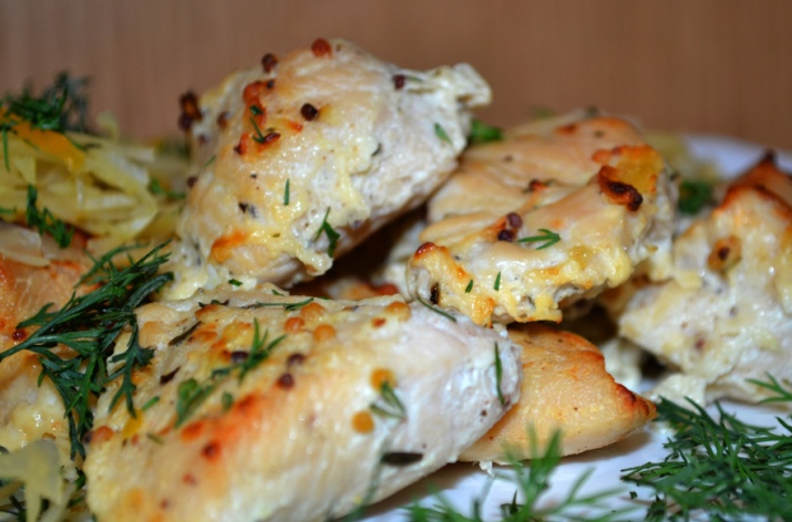 Как сделать курицу в кефире