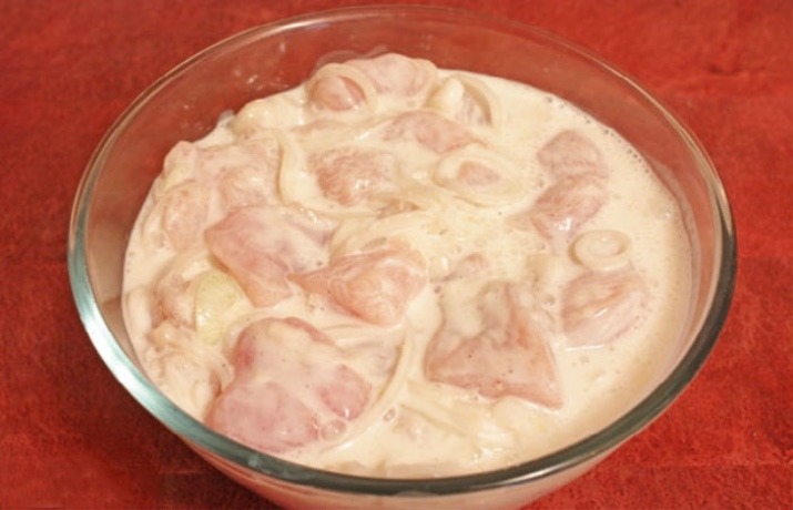 Как сделать курицу в кефире
